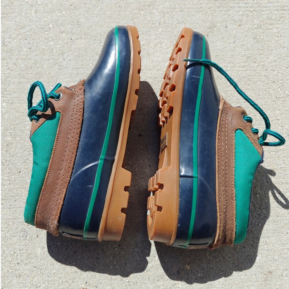 Woodstock Sorority Thermolite Blue and Green Waterproof Duck Boots size 7 - Picture 1 of 7
